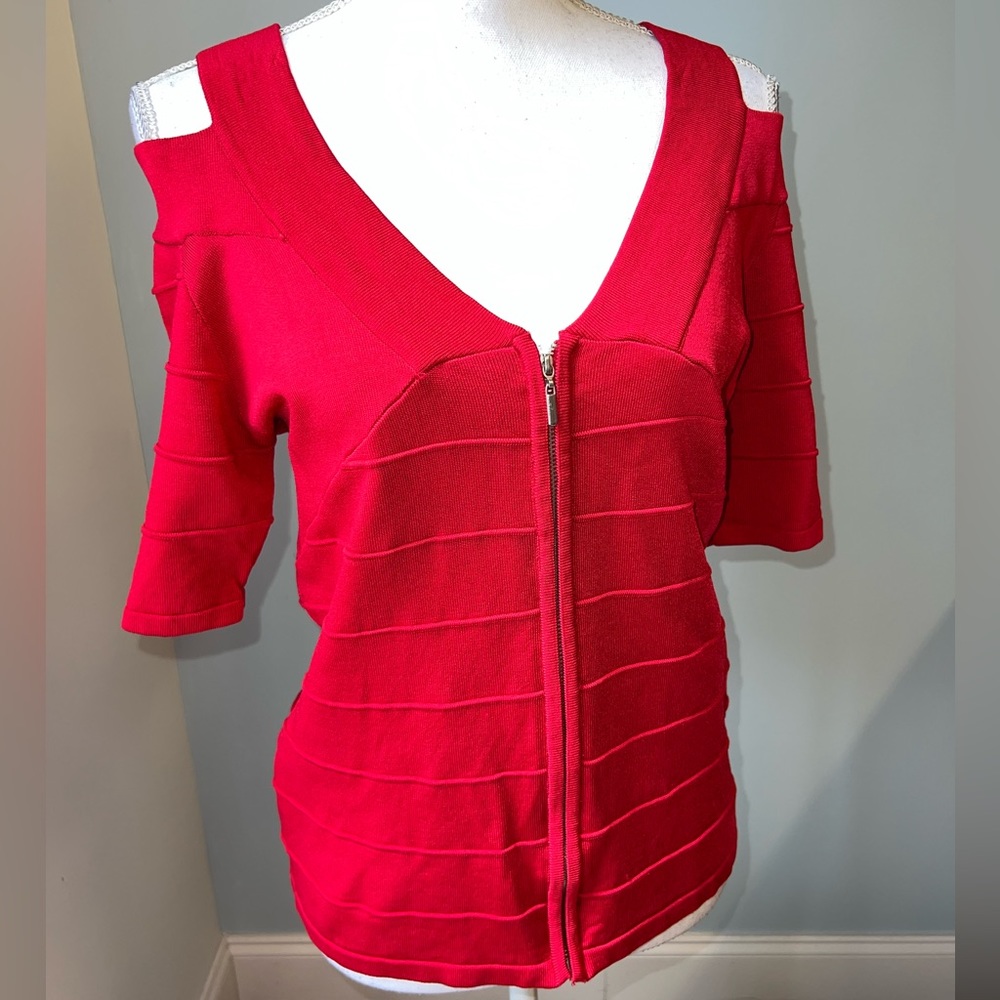 Boston Proper Red Blouse Size M